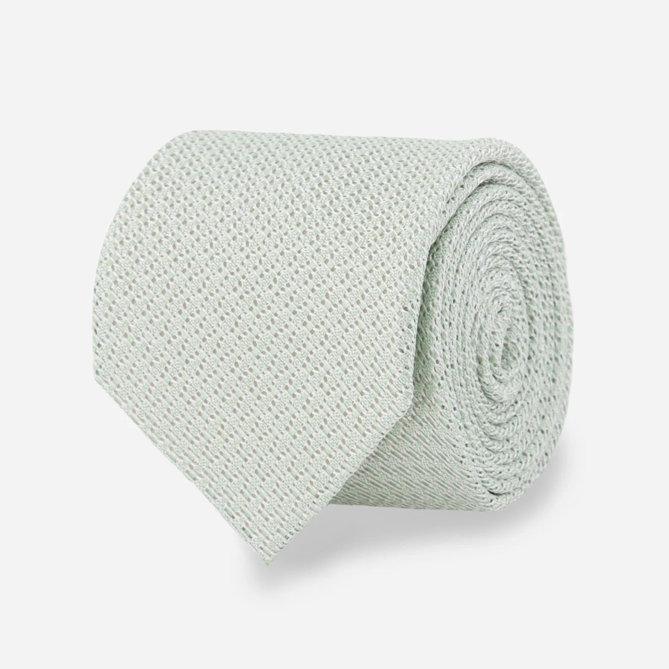 Solid Grenadine Sage Green Windsor Tie