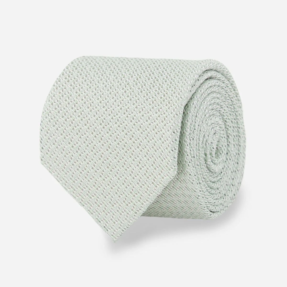 Solid Grenadine Sage Green Windsor Tie
