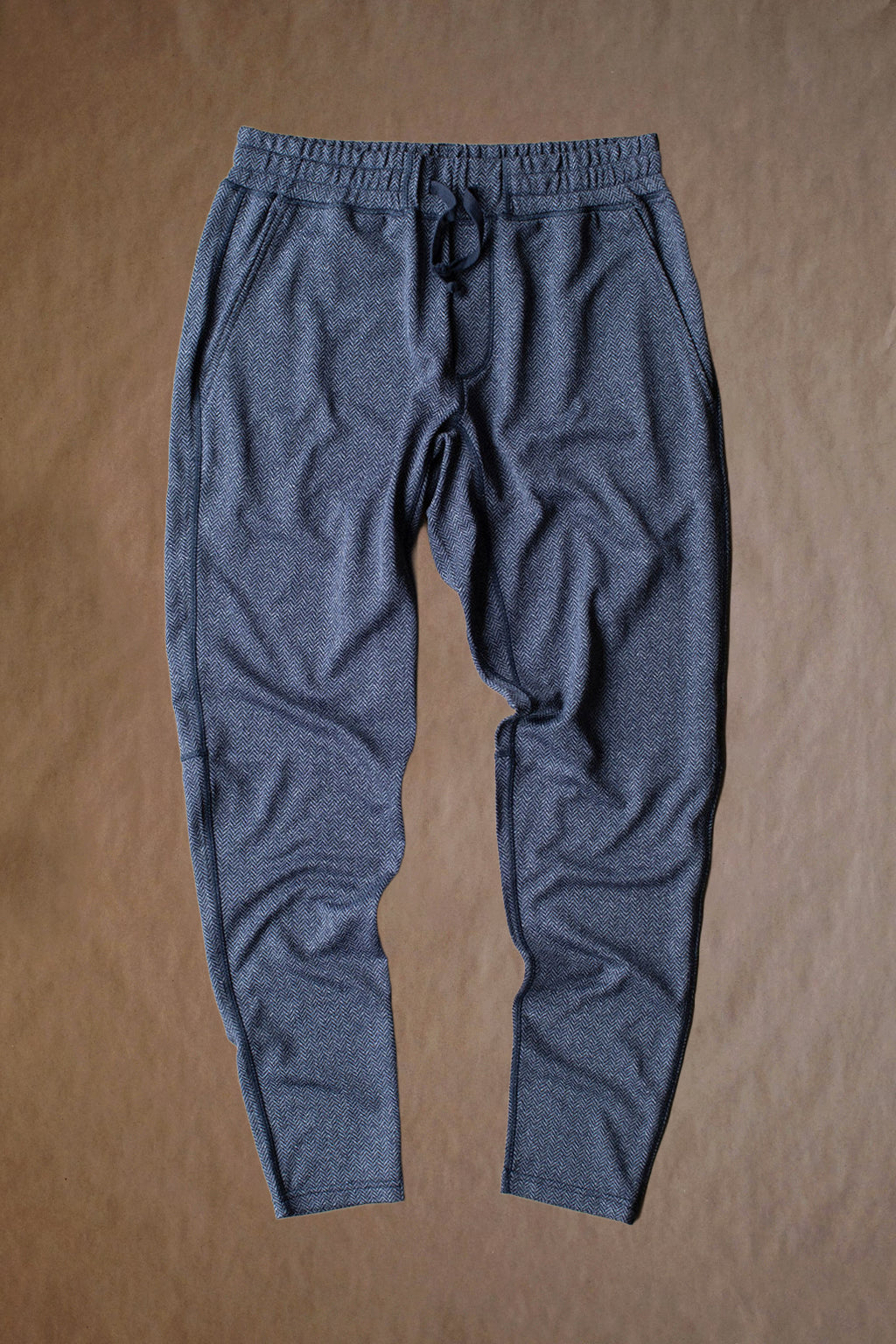 Palmer Performance Jogger - Navy Herringbone