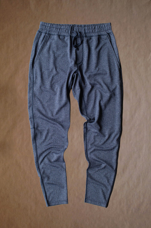 Palmer Performance Jogger - Navy Herringbone