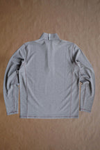 Palmer Performance 1/4 Zip - Driftwood Tonal Herringbone
