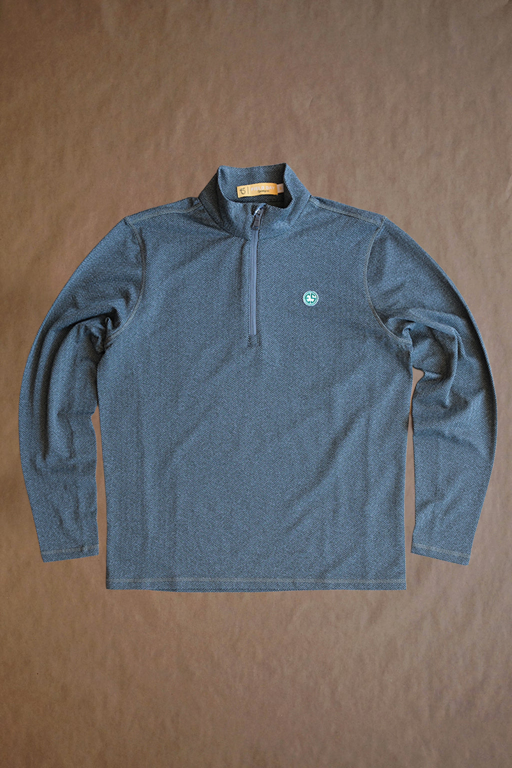 Palmer Performance 1/4 Zip - Evans Scholars Edition - Field Herringbone