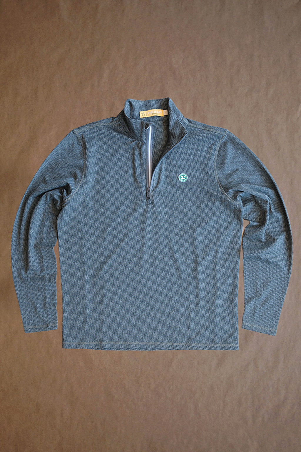 Palmer Performance 1/4 Zip - Evans Scholars Edition - Field Herringbone