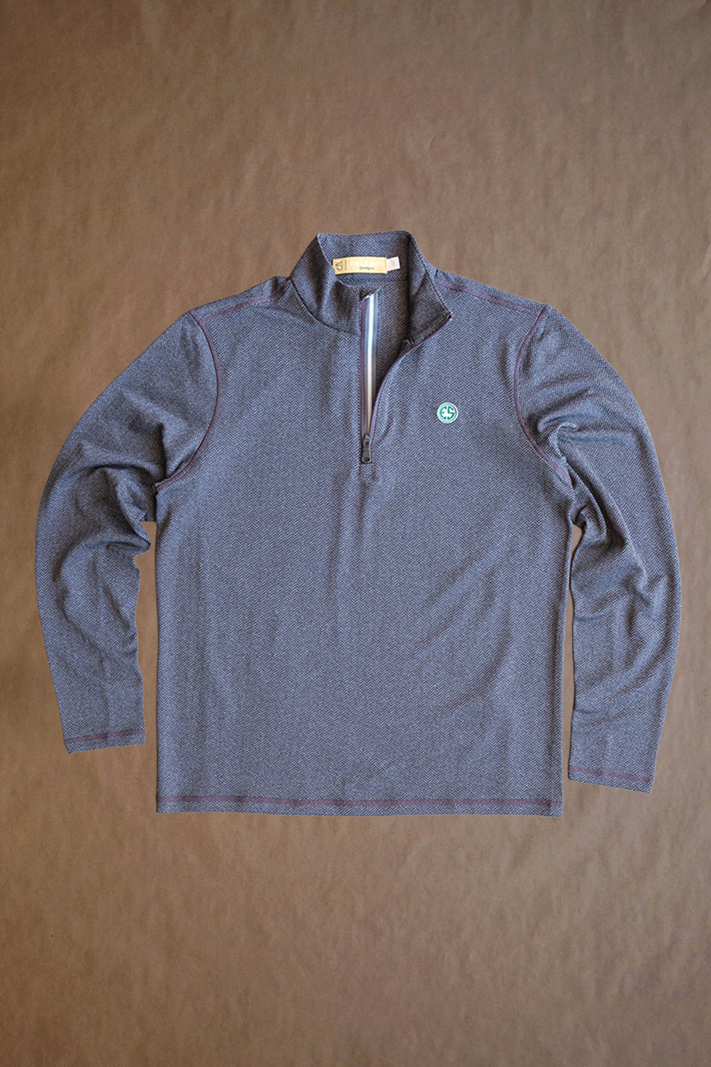 Palmer Performance 1/4 Zip - Evans Scholars Edition - Madison Herringbone