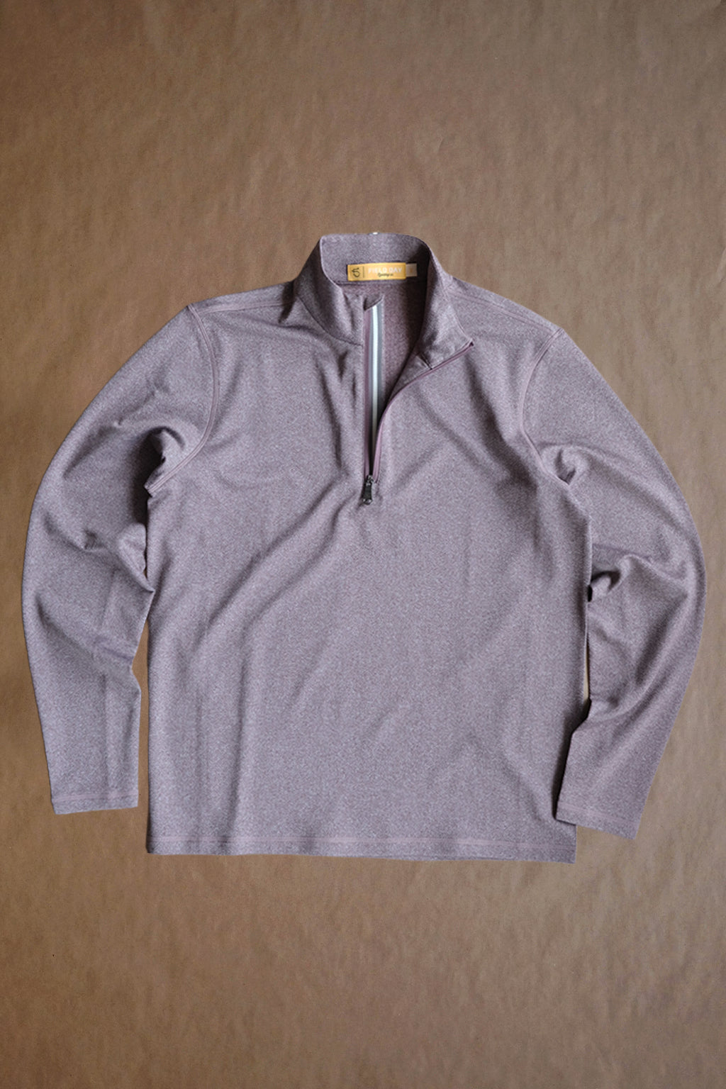 Palmer Performance 1/4 Zip - Redline Tonal Herringbone