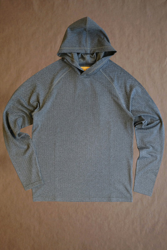 Palmer Performance Hoodie - Field Herringbone