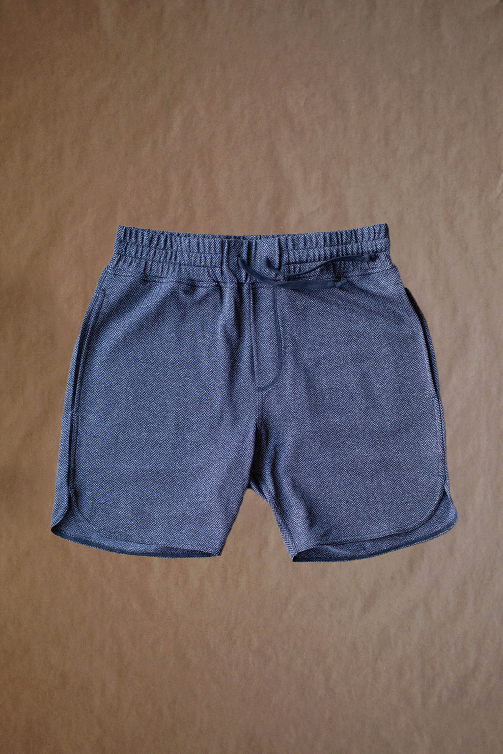 Palmer Performance Short - Navy Herringbone