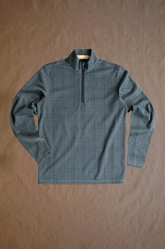 Dunbar 1/4 Zip - Field Glen Check
