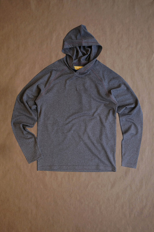 Palmer Performance Hoodie - Madison Herringbone