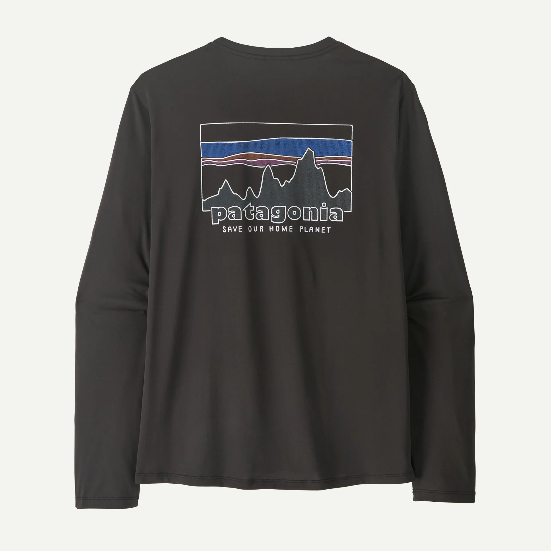 Long Sleeve Cap Cool Daily Shirt - Black