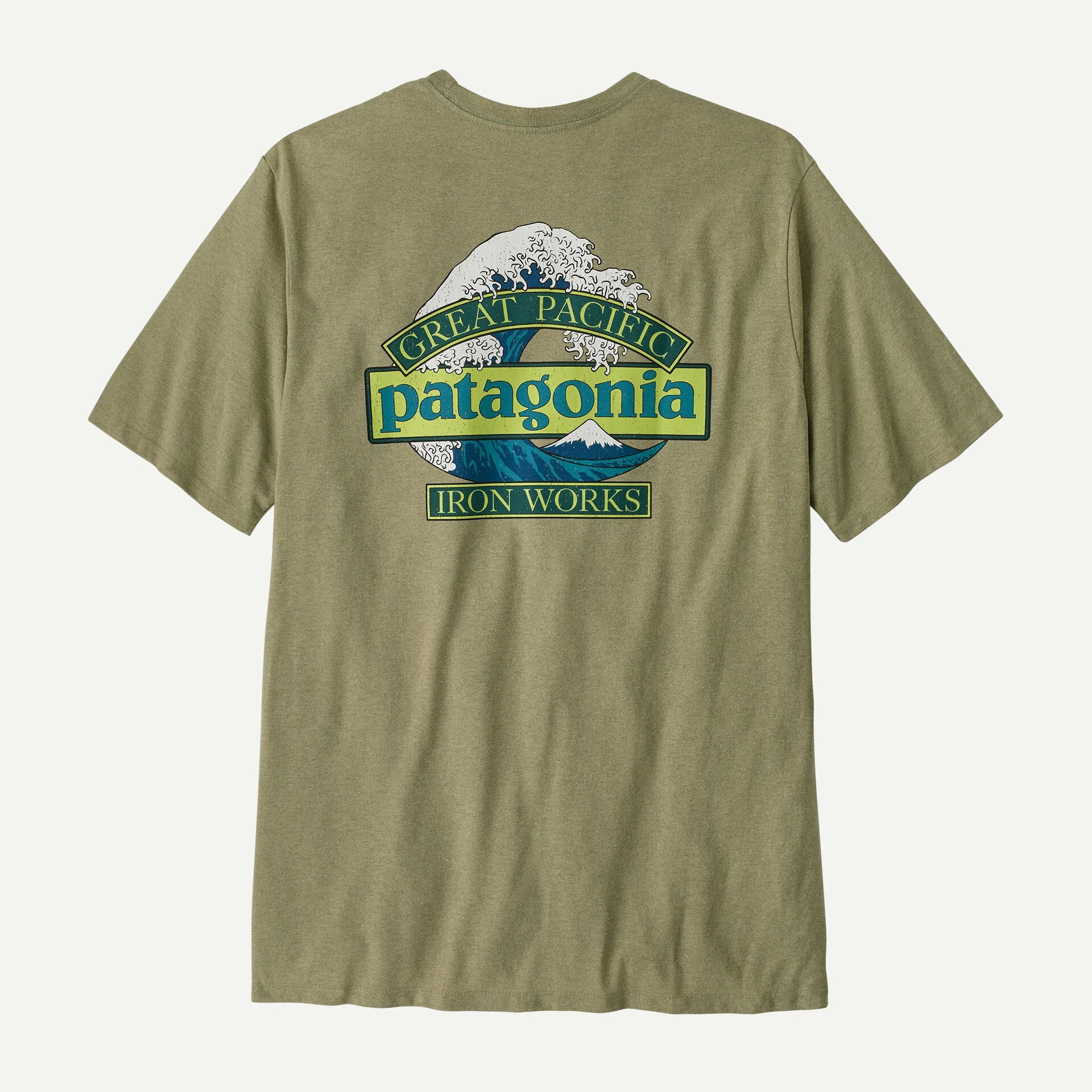 Great Waves Tee - Gumtree Green