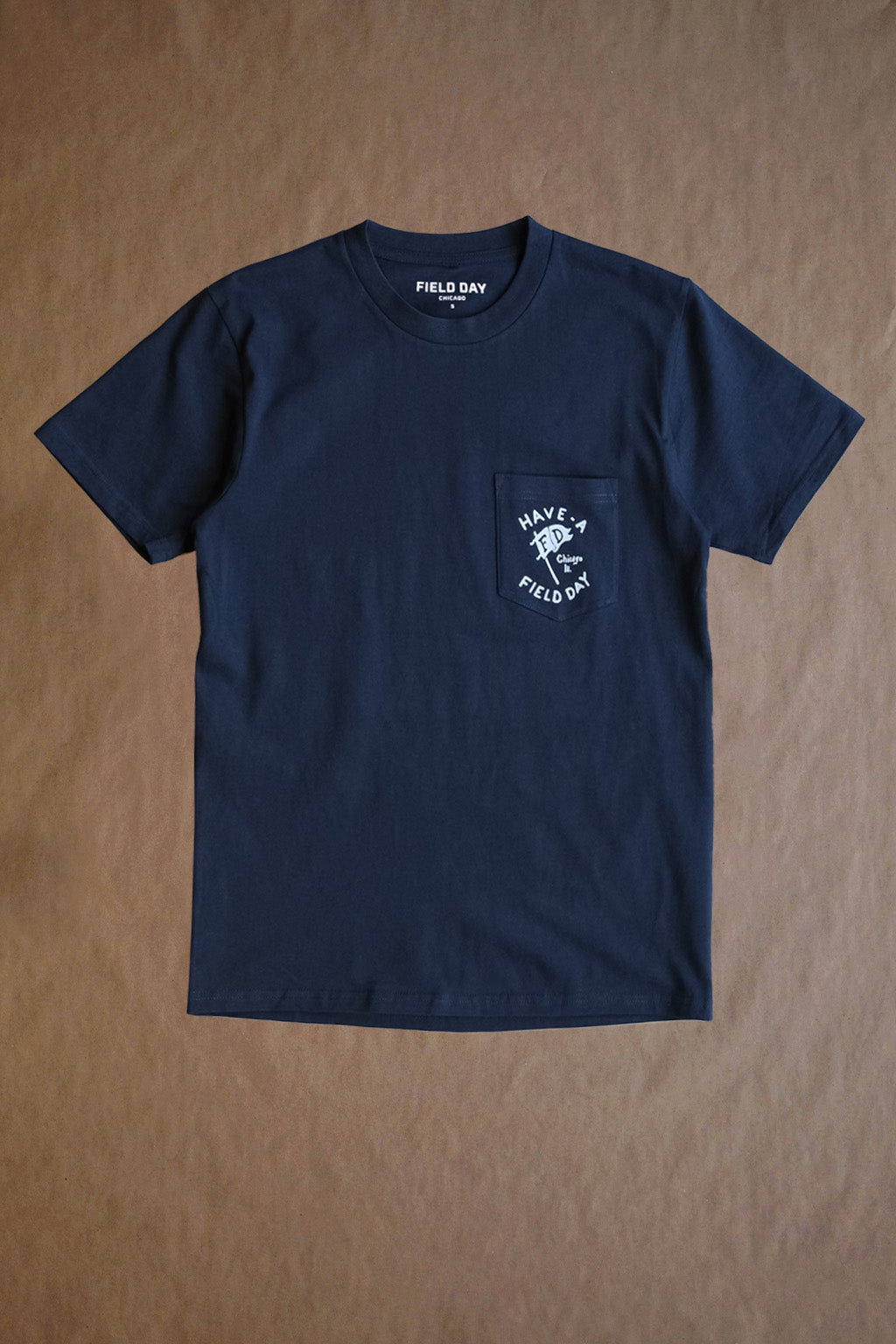 Pennant Pocket Tee - Navy