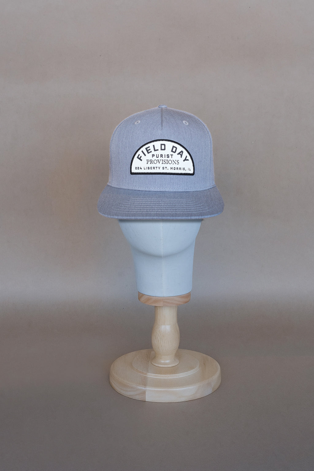 Purist Provisions Snapback - Grey Heather