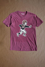 Retro Goal Line Tee - Maroon