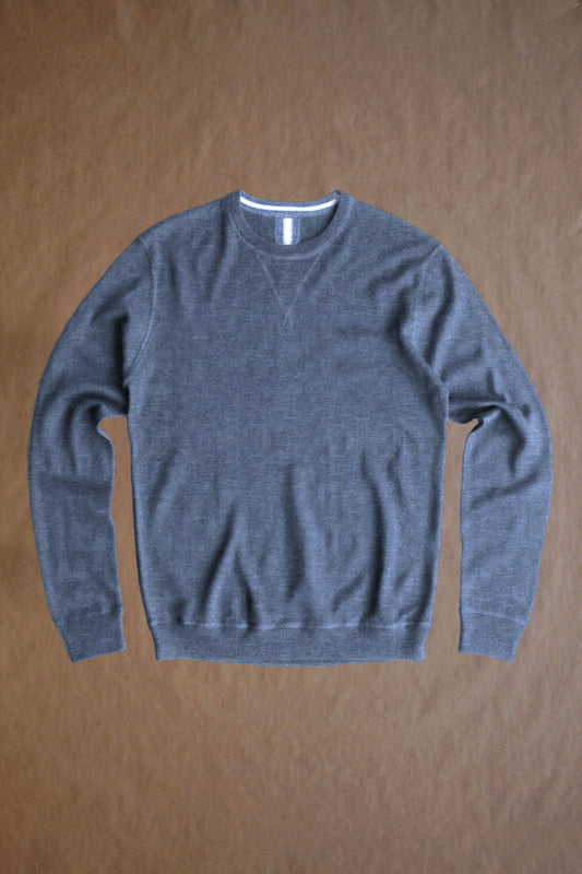 Ricketts Repel Crewneck - Salt & Pepper