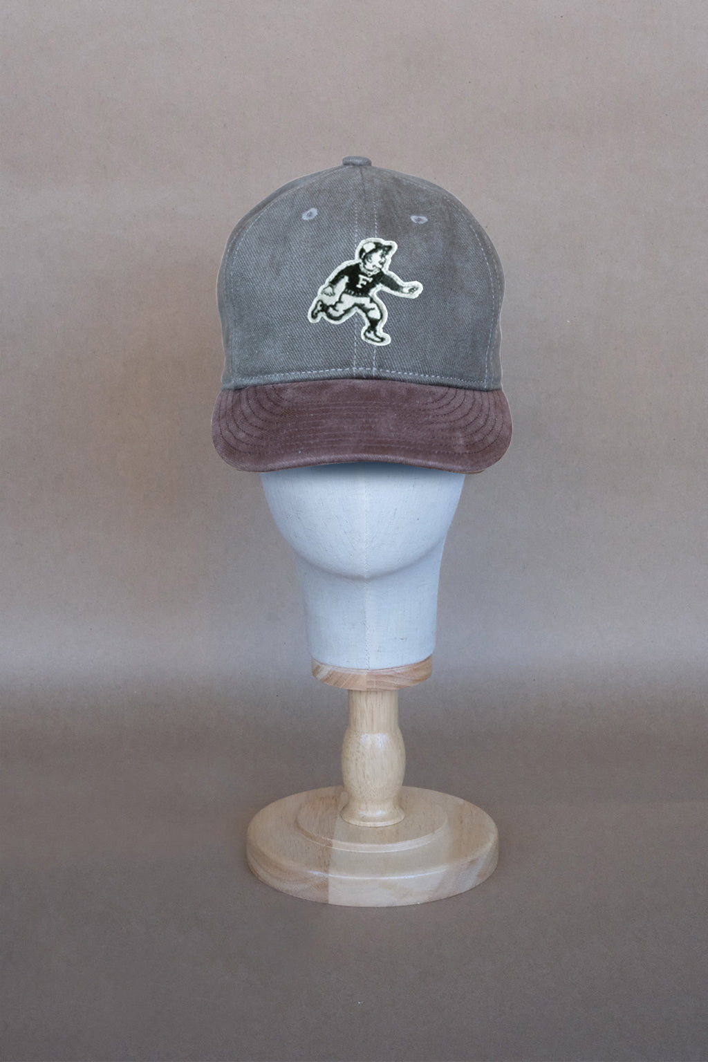 Run Boy Brushed Cotton Caddie Cap - Field 2 Tone