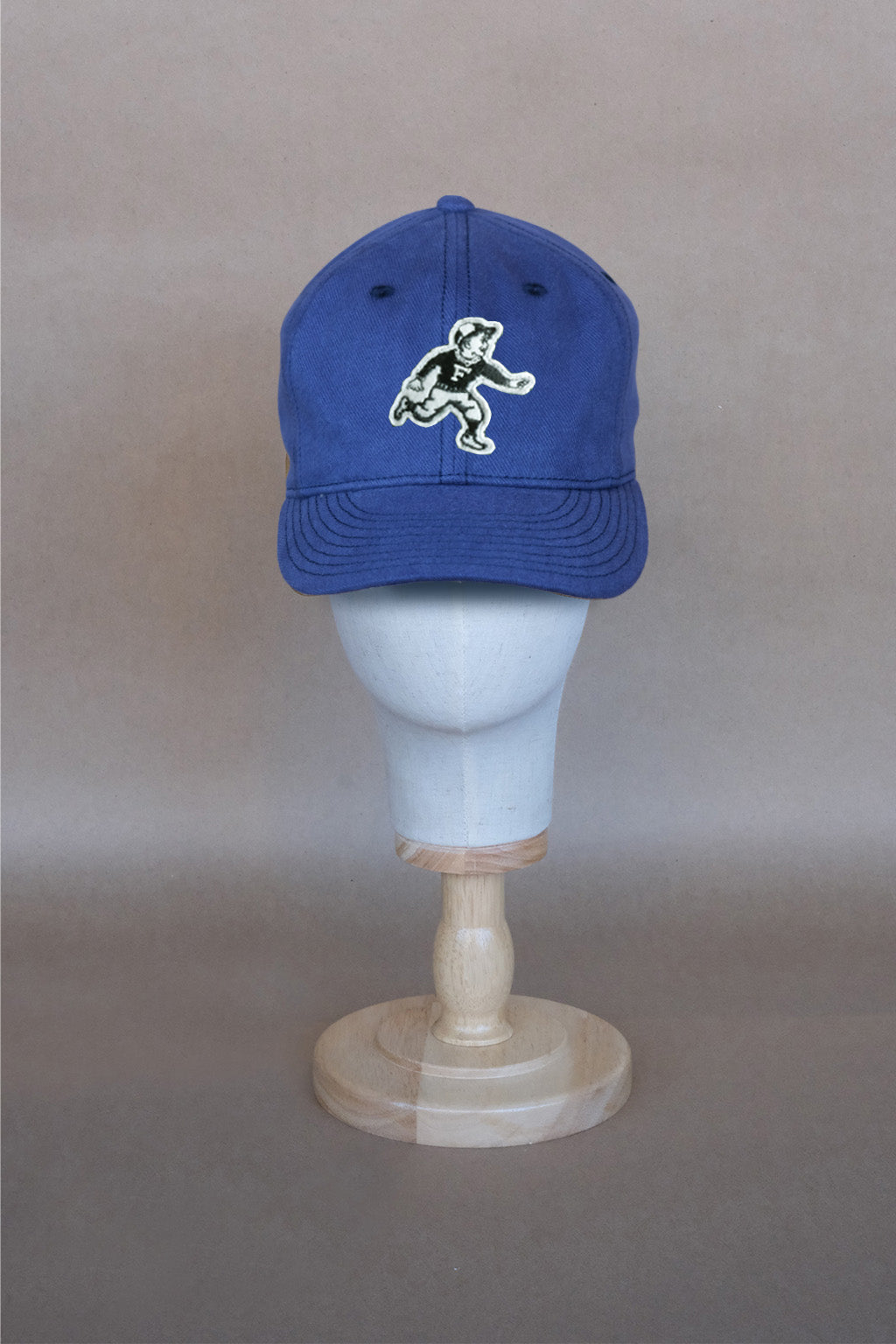 Run Boy Brushed Cotton Caddie Cap - Vintage Royal