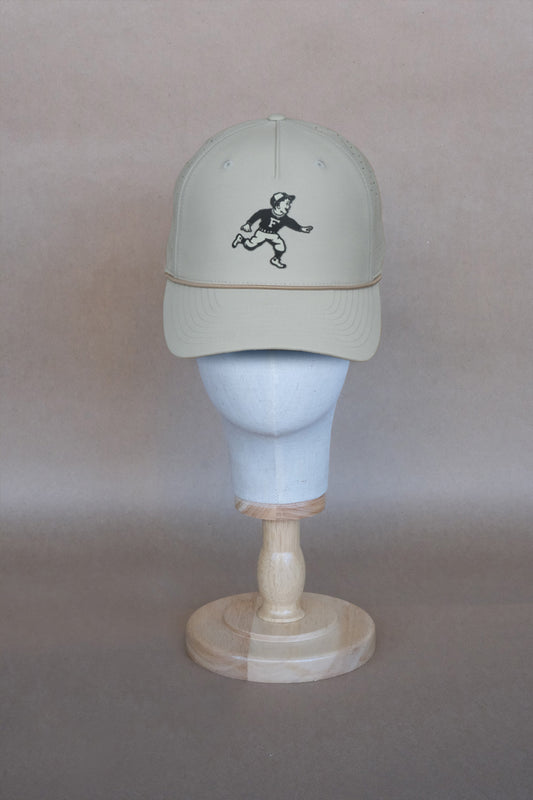 Run Boy Performance Rope Cap - Cream