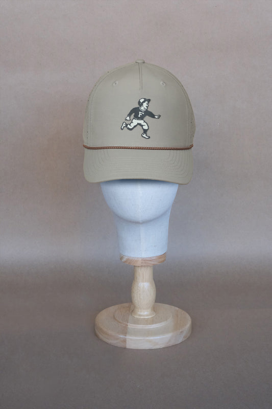 Run Boy Performance Rope Cap - Russet Grey