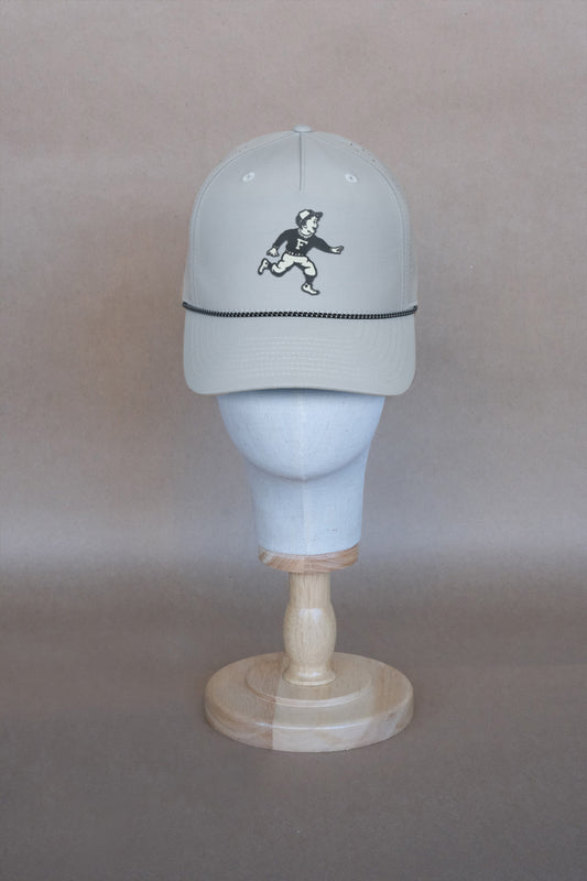Run Boy Performance Rope Cap - Silver