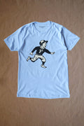 Run Boy Tee - Blue Heather