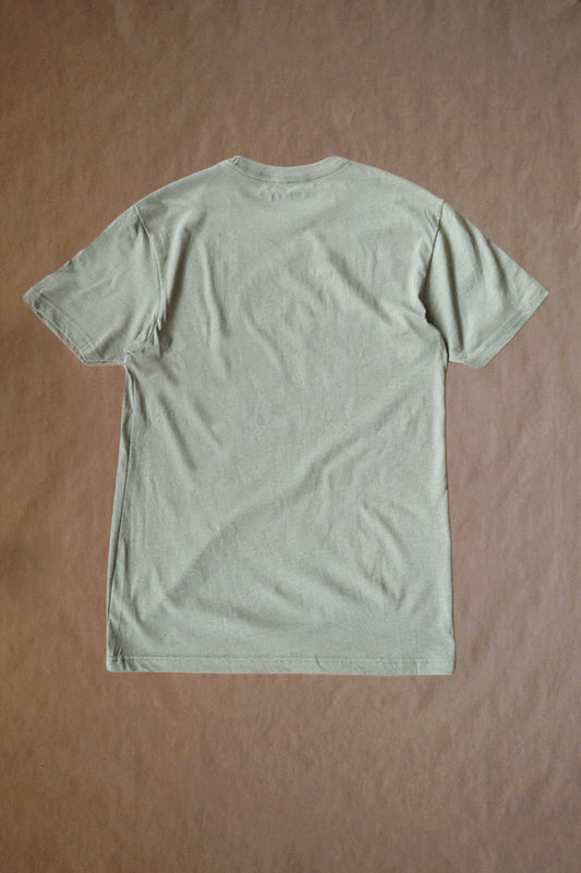 Run Boy Tee - Olive Heather