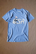 Run Boy USA Tee - Washed Blue