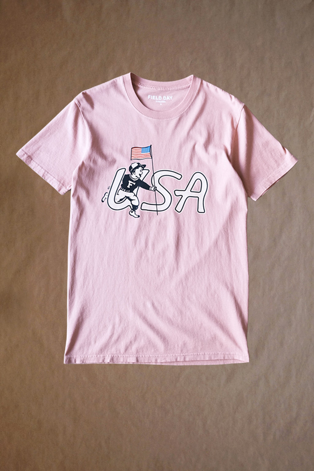 Run Boy USA Tee - Summer Red