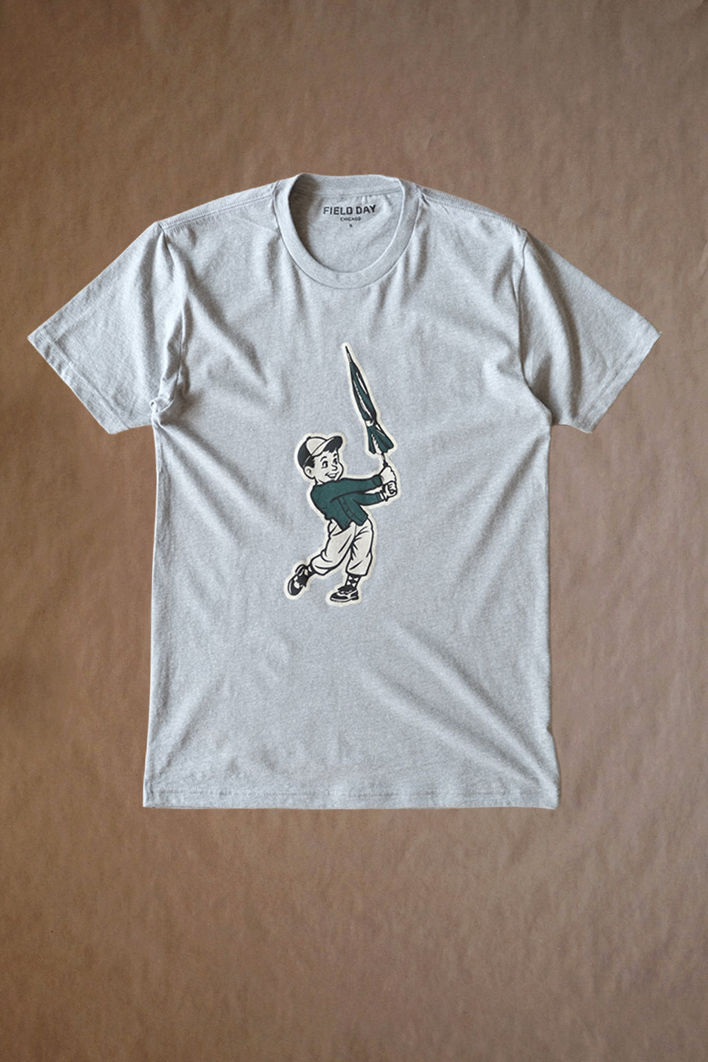 Runbrella Tee - Light Grey Heather
