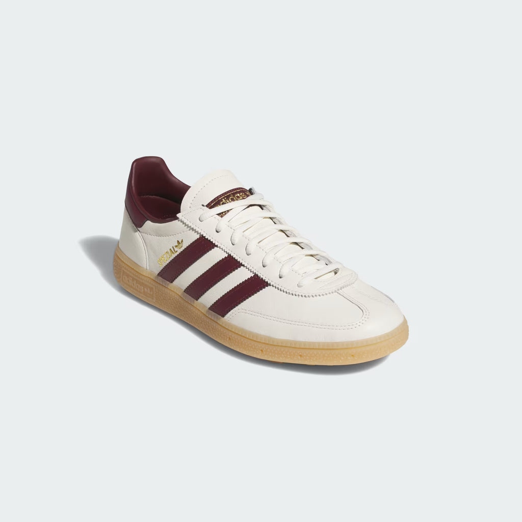 Spezial Spikeless Golf Shoe - Off White / Maroon / Gum