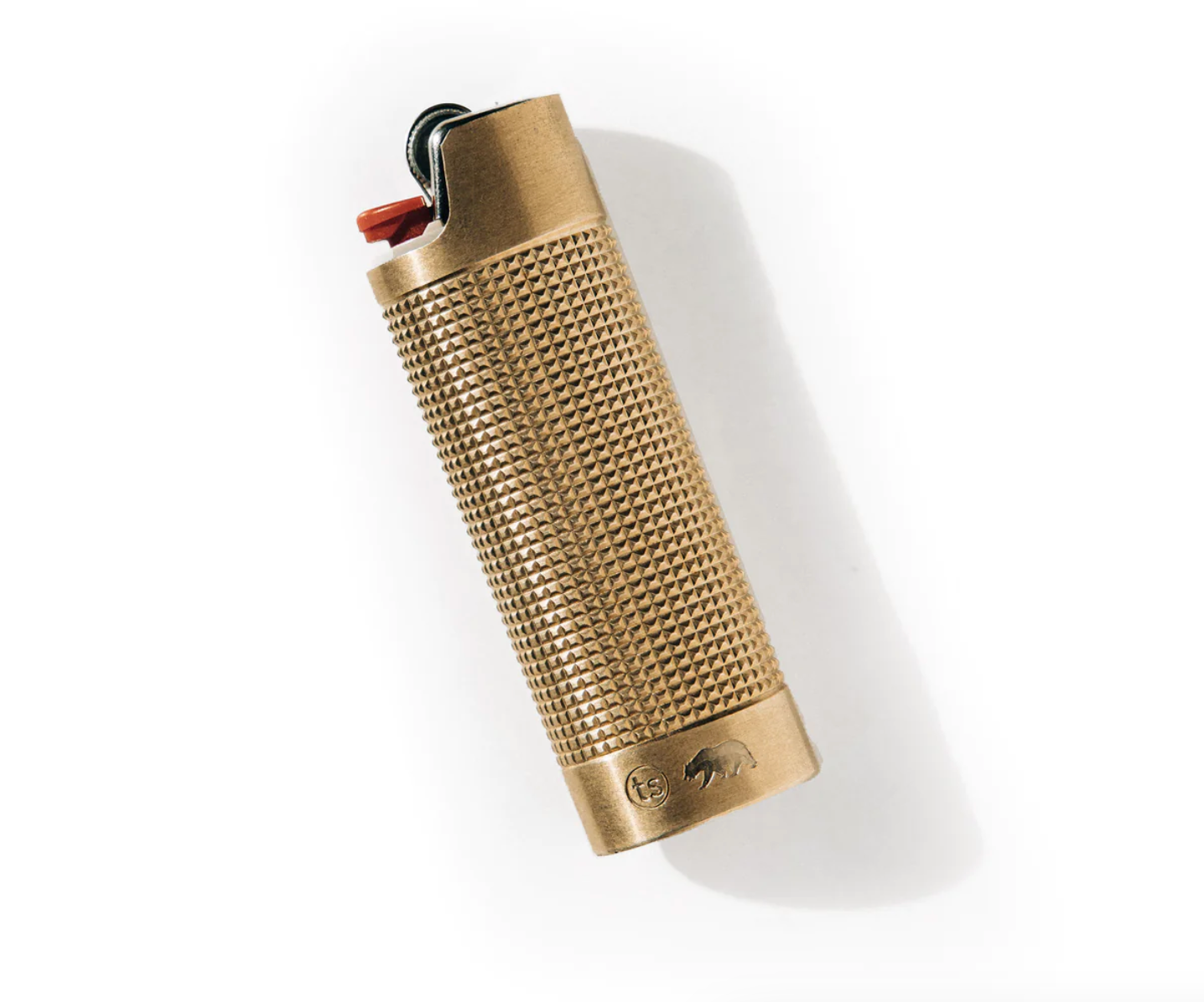 The Lighter Sleeve in Brass