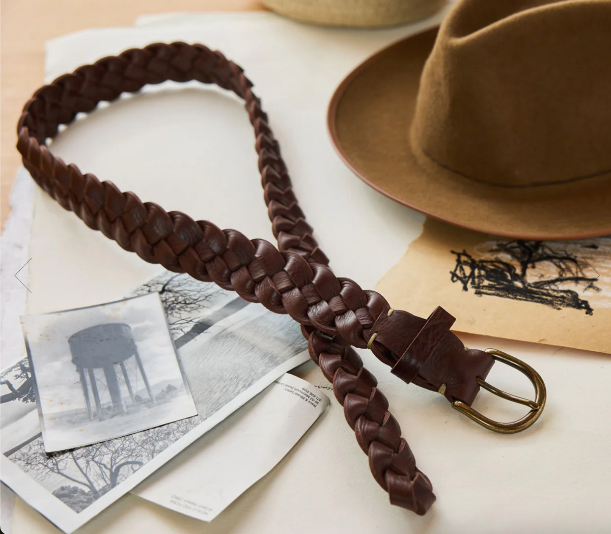 The Braided Leather Belt