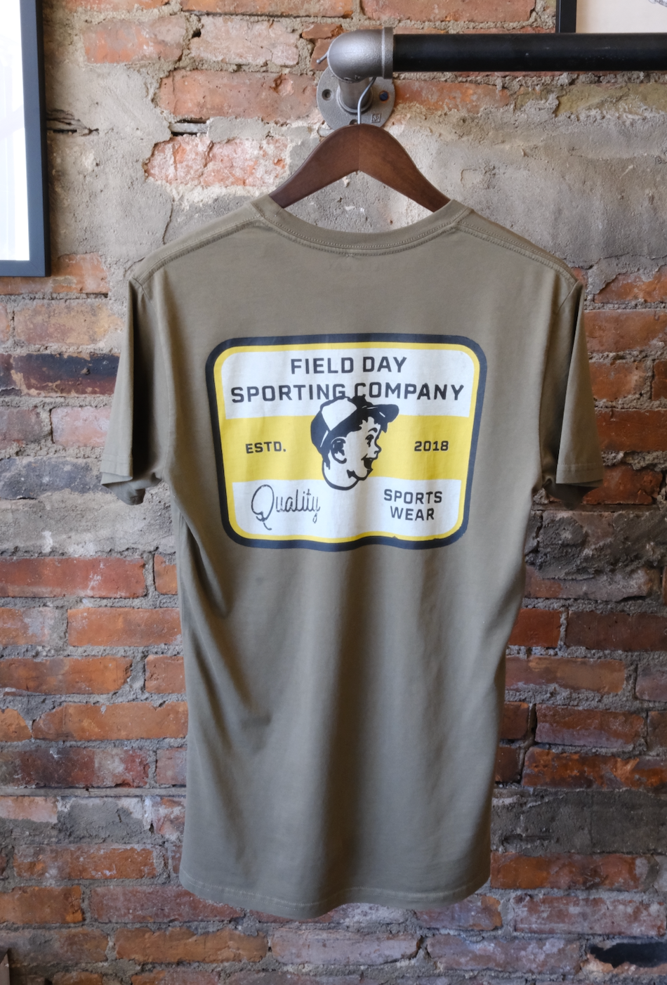 Run Boy Quality Tee - Sage