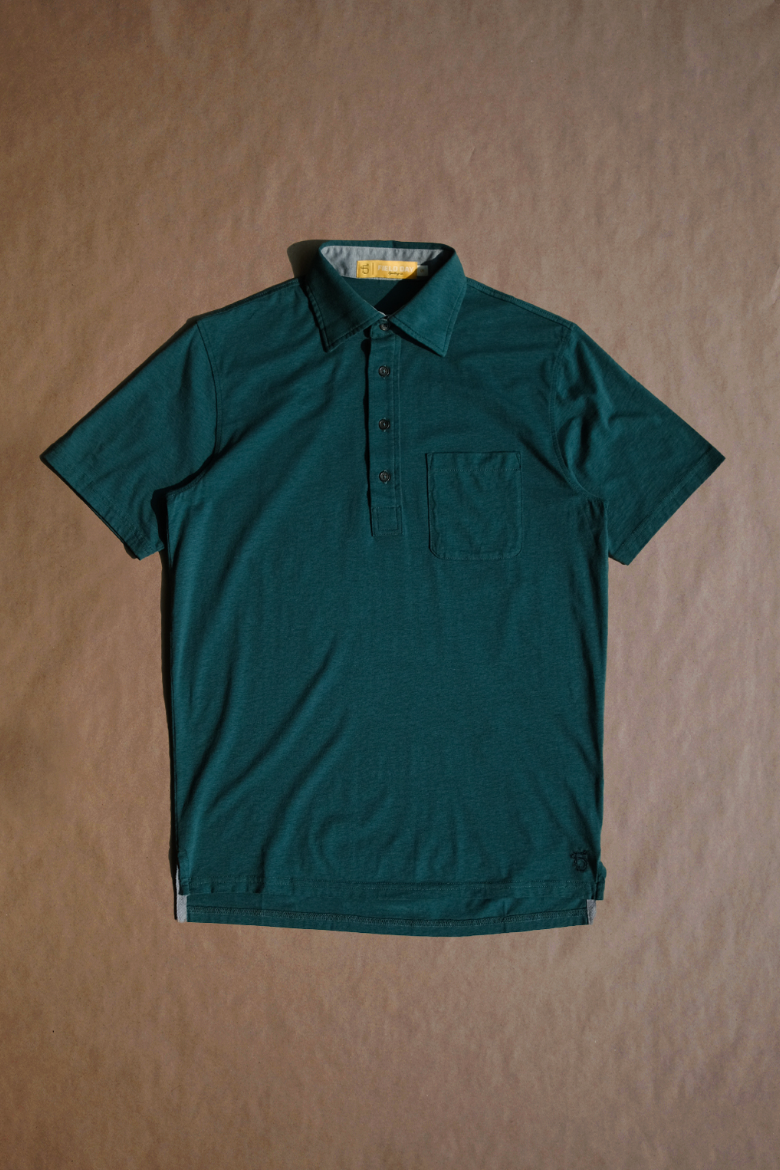 Francis Pocket Polo - Fern - Sample