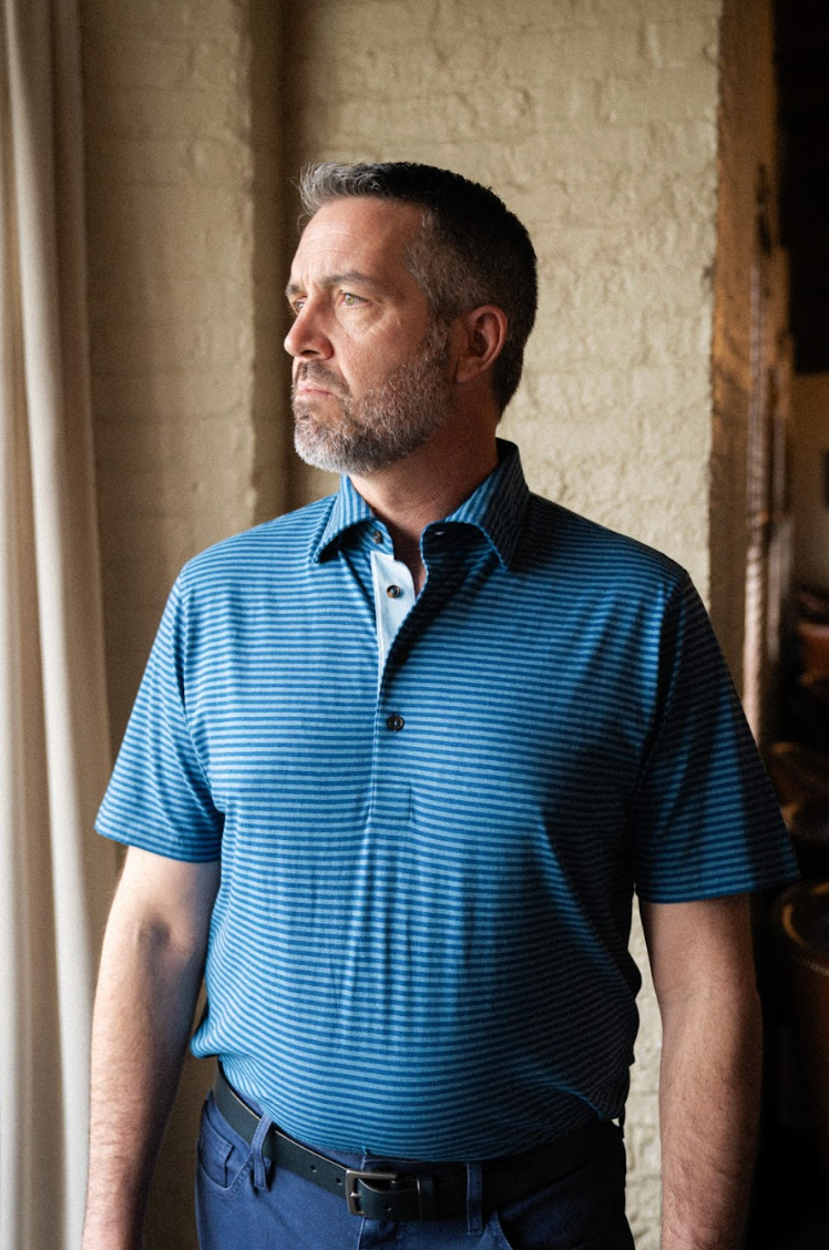 John 4 Button Polo - Pier/Northerly