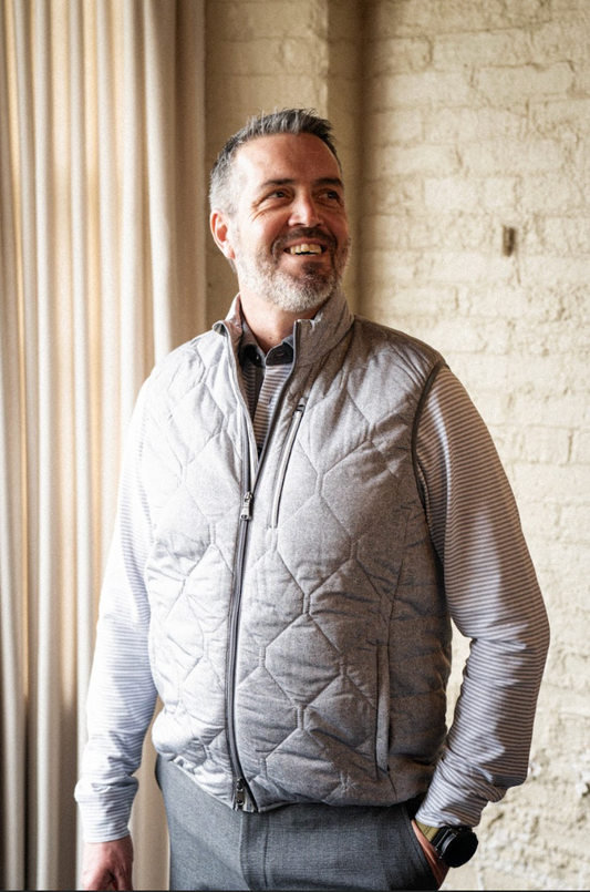 Frankie Vest - Grey Melton