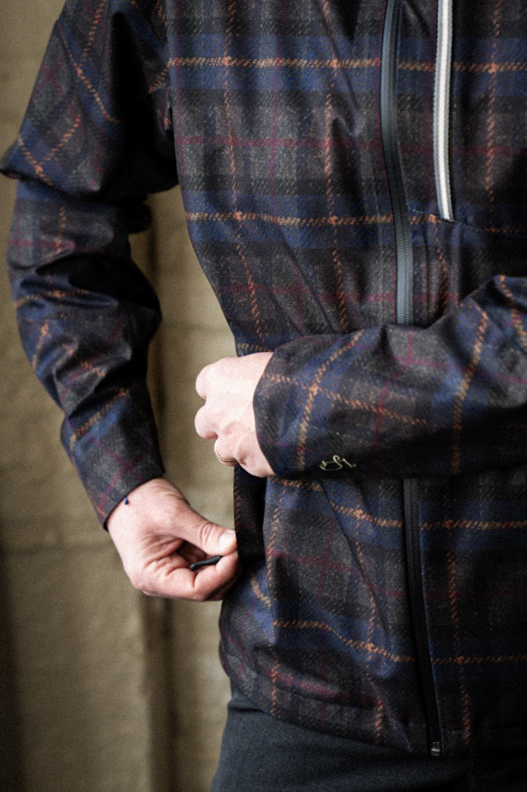 James 3 Layer Rain Jacket - Barrington Multi Tartan