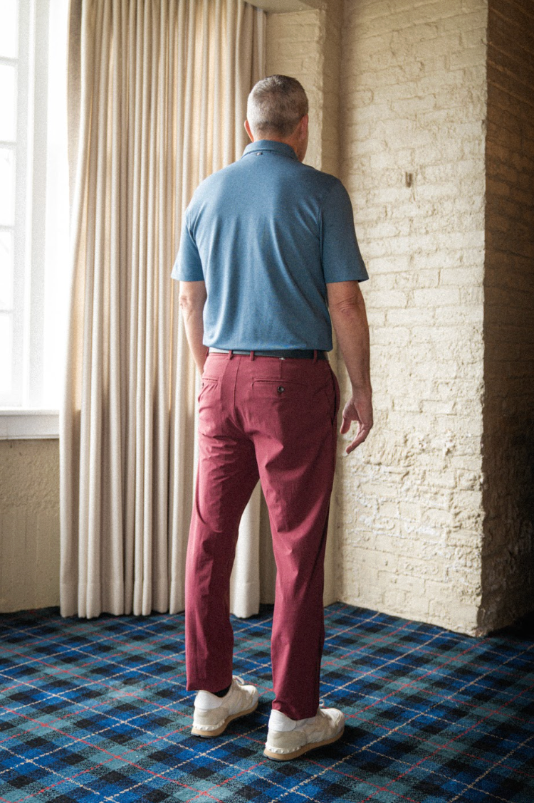 Ford 5 Button Polo - Pier Heather