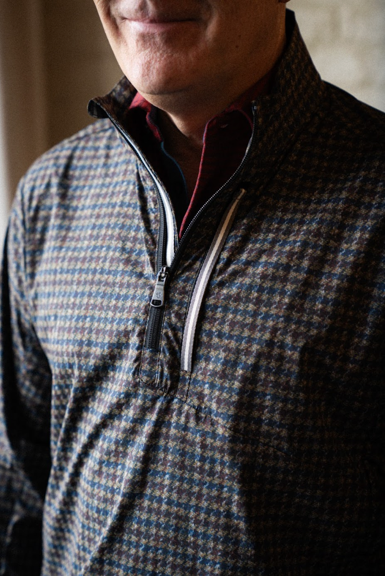Wyatt Windstop Packable Jacket - Madison Houndstooth