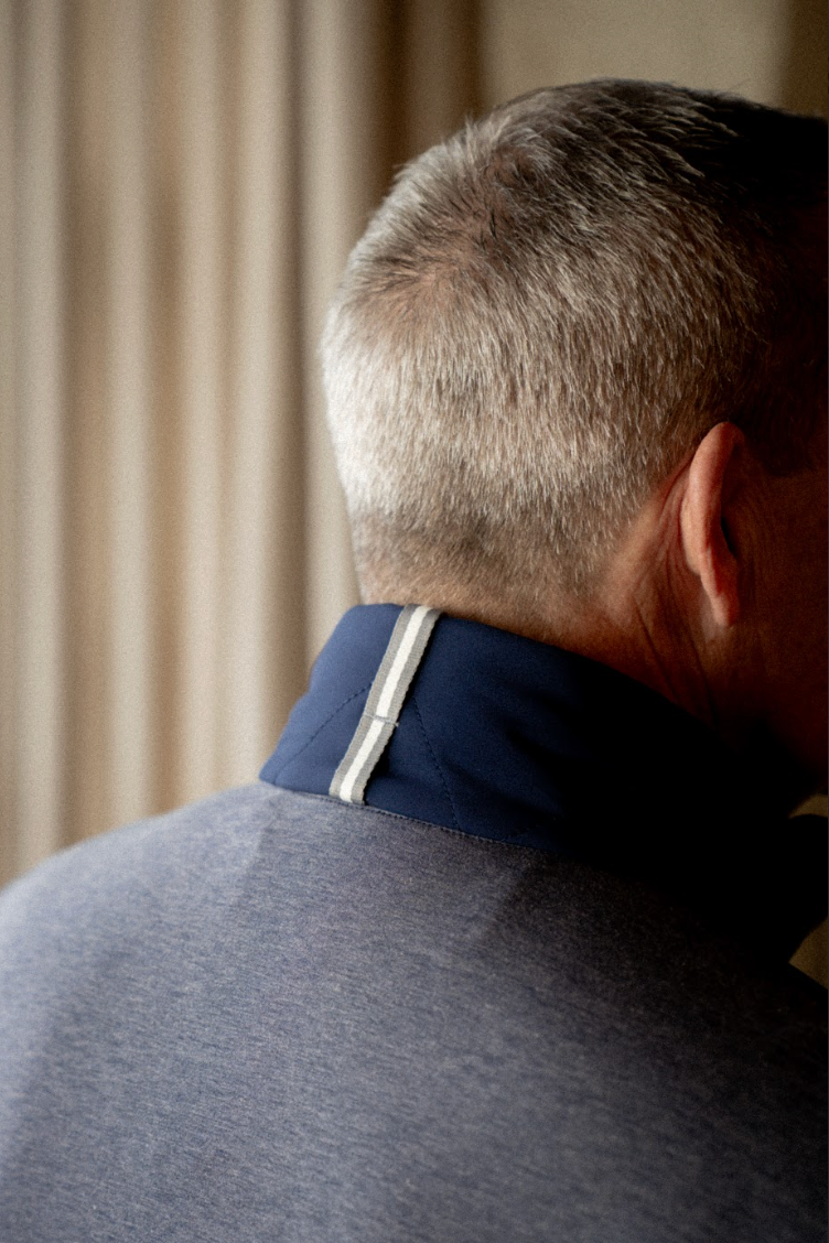 Frankie Cross Full Zip - Navy/Navy Heather