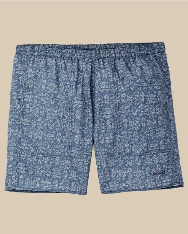 Oxbow Lake Trunks - Blue Print