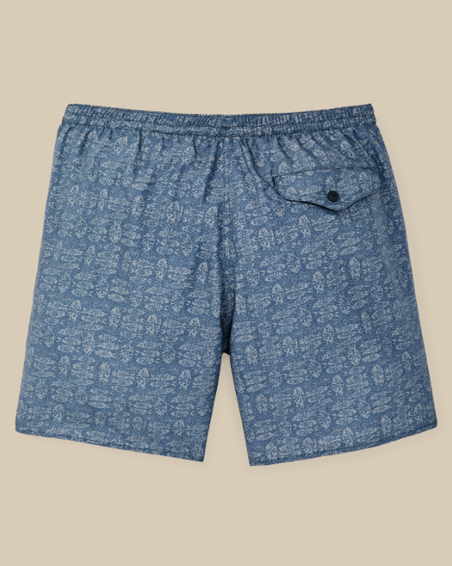 Oxbow Lake Trunks - Blue Print