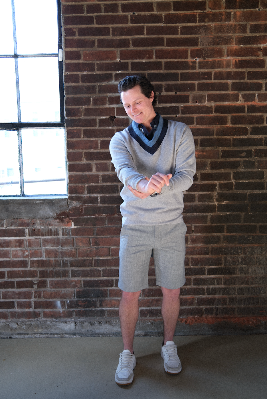 Carter Cricket Sweater - Lt. Grey Heather