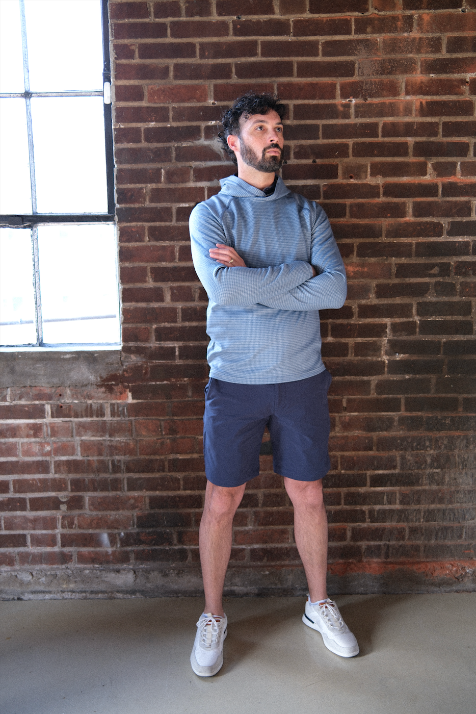 Dunbar Hoodie - Burnham Heather Houndstooth