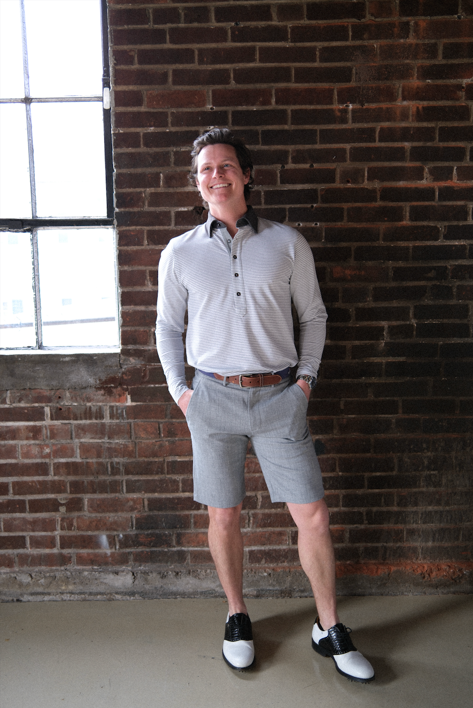 The Ben Short - Light Grey