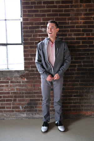 James 3L Rain Jacket - Grey Donegal
