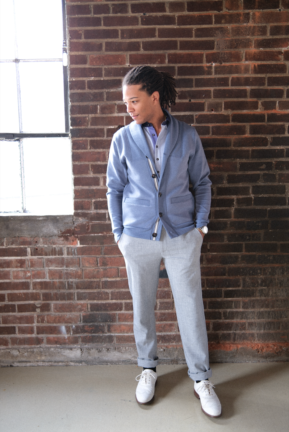 Hynds Cardigan - Shedd Heather