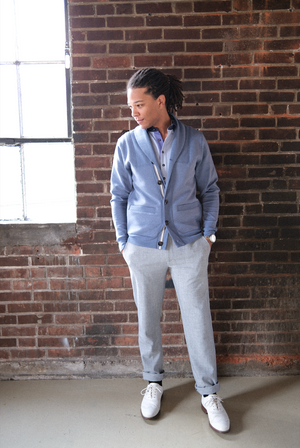 Hynds Cardigan - Shedd Heather