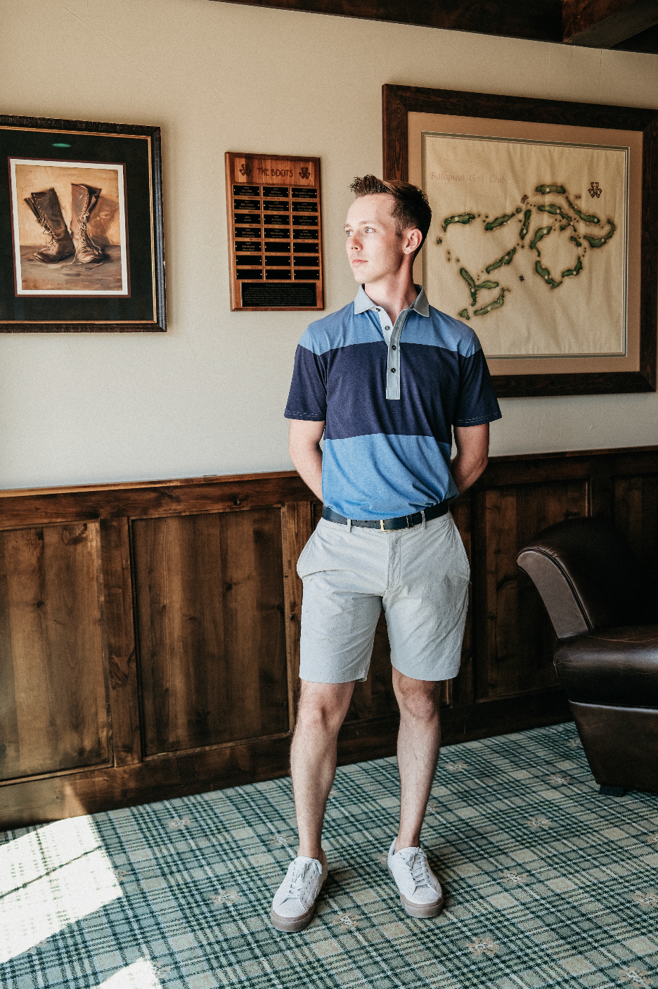 Hatteberg Polo - Shedd/Navy