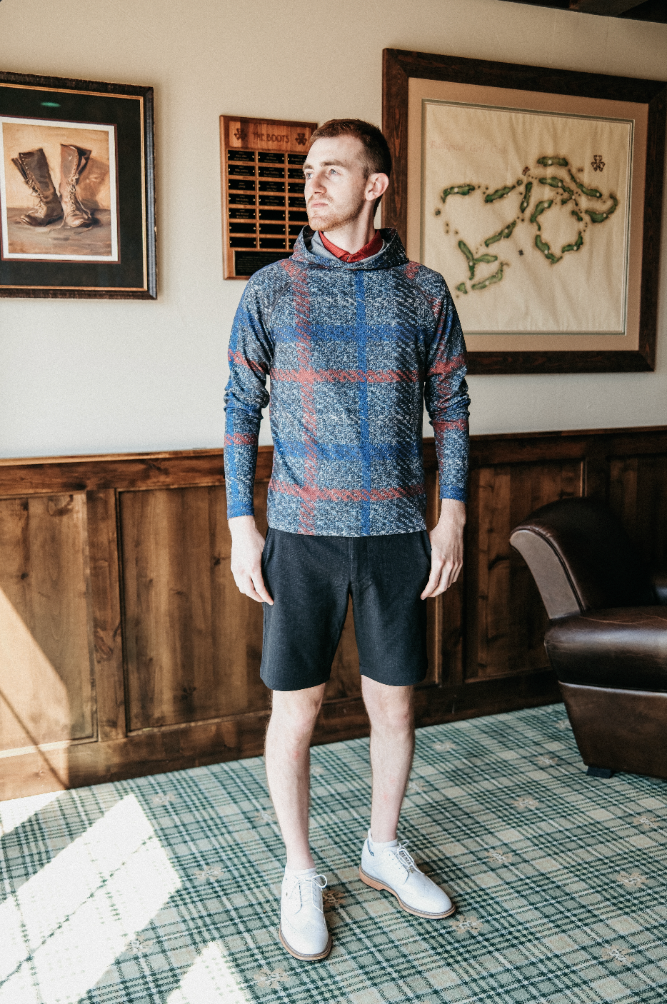 The Dunbar Hoodie - Labiak Tartan